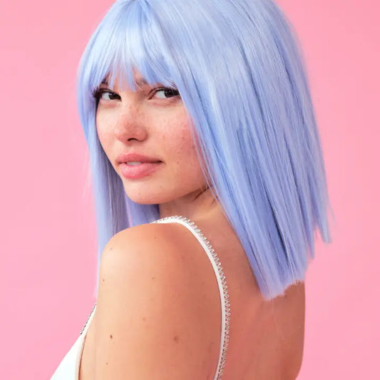 Bachelorette Party Blue Wig, Bridal Shower Accessory, Gift
