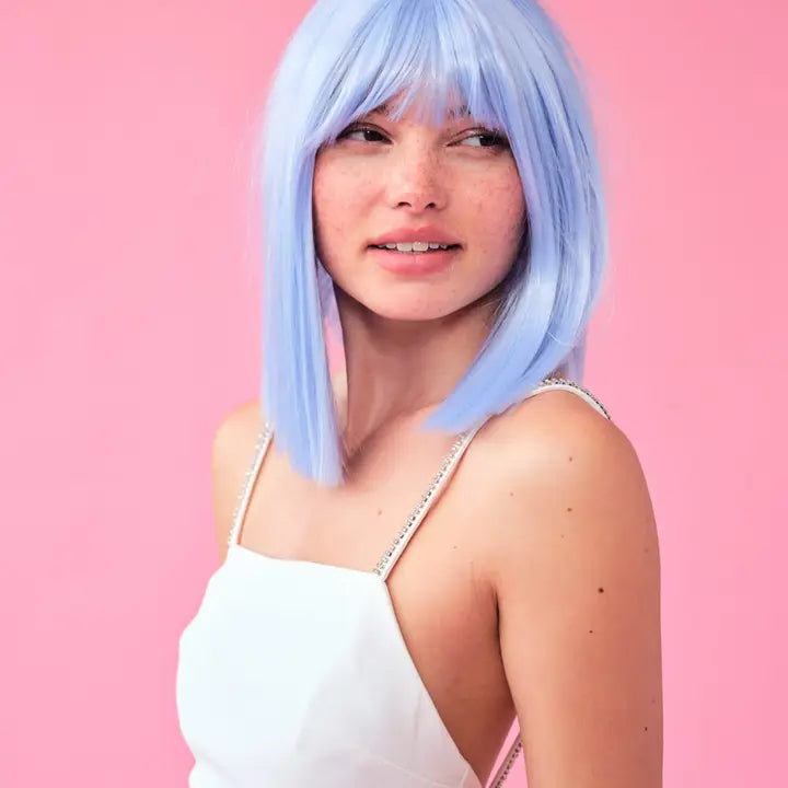 Bachelorette Party Blue Wig, Bridal Shower Accessory, Gift