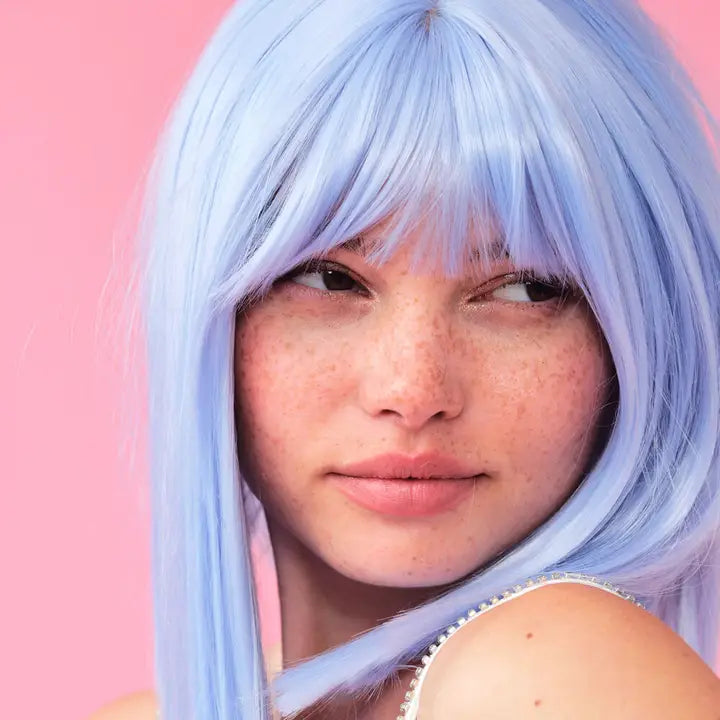 Bachelorette Party Blue Wig, Bridal Shower Accessory, Gift
