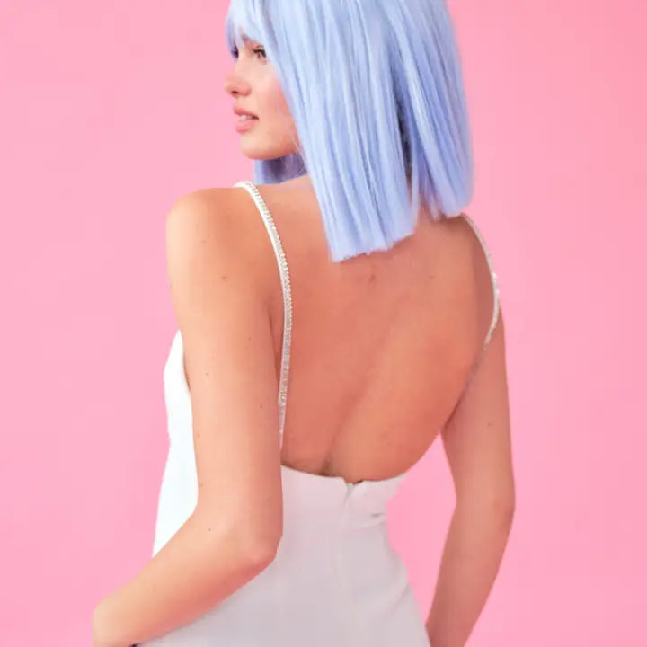 Bachelorette Party Blue Wig, Bridal Shower Accessory, Gift